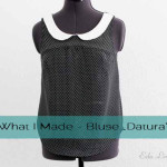 What I Made: Bubikragen-Bluse mit Punkte-Power