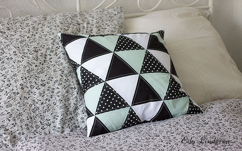 Patchwork Triangle Kissenhuelle