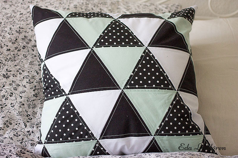 Patchwork Triangle Kissenhuelle 5